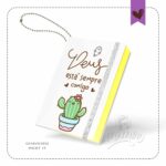 CHAVEIRO POST IT CACTO