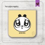 Mini marca páginas magnético - amarelo