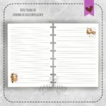 Refil Caderno de Disco Inteligente - Preguicinha - MOD. 11