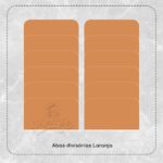 Abas divisórias (lisa) Laranja