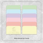 Abas divisórias (lisa) Candy