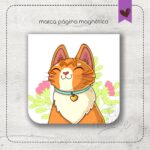 Mini marca páginas magnético - Coleção Gatinhos fofos 02