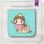 Mini marca páginas magnético - Coleção Princesa 03