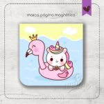 Mini marca páginas magnético - Coleção Unicórnio 03