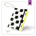 CHAVEIRO POST IT Gatinhos Preto