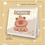 Calendário de Mesa Capivara 2026