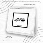 Calendário de Mesa Mono 2026