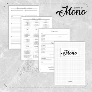 Mono Planner 2026