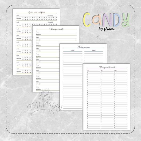 Candy Life Planner 2026 - Imagem 2