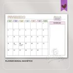Planner Blocado Mensal Magnético Fun - Calendário de geladeira 2026 - Imagem 9