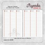Agenda Semanal A4 2026 - Imagem 2