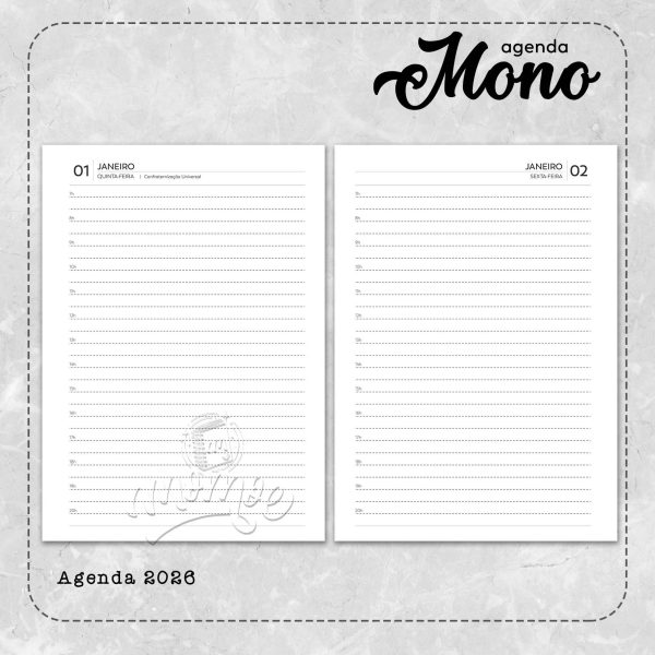 Agenda Mono 2026 - Imagem 4