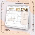 Calendário de Mesa Cachorrinhos 2026 - Imagem 3