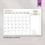 Planner Blocado Mensal Magnético Fun - Calendário de geladeira 2026 - Imagem 8