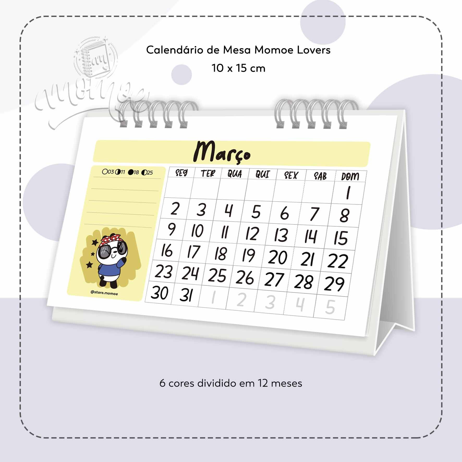 04 Calendário de Momoe Lovers 2026 - Imagem 4