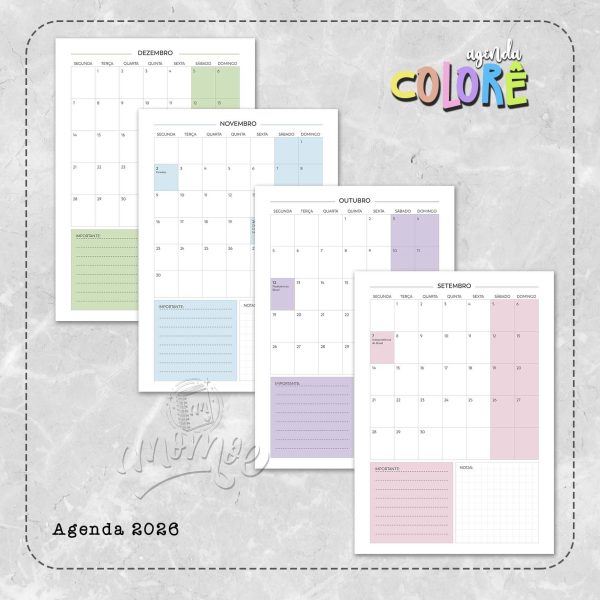 Agenda Colorê 2026 - Imagem 4