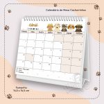 Calendário de Mesa Cachorrinhos 2026 - Imagem 5