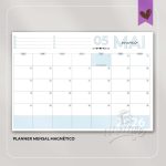 Planner Blocado Mensal Magnético - Calendário de geladeira 2026 - Imagem 5