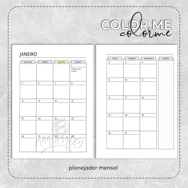 Planner Color.me 2026 - Imagem 5
