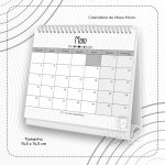 Calendário de Mesa Mono 2026 - Imagem 6