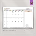 Planner Blocado Mensal Magnético Fun - Calendário de geladeira 2026 - Imagem 5