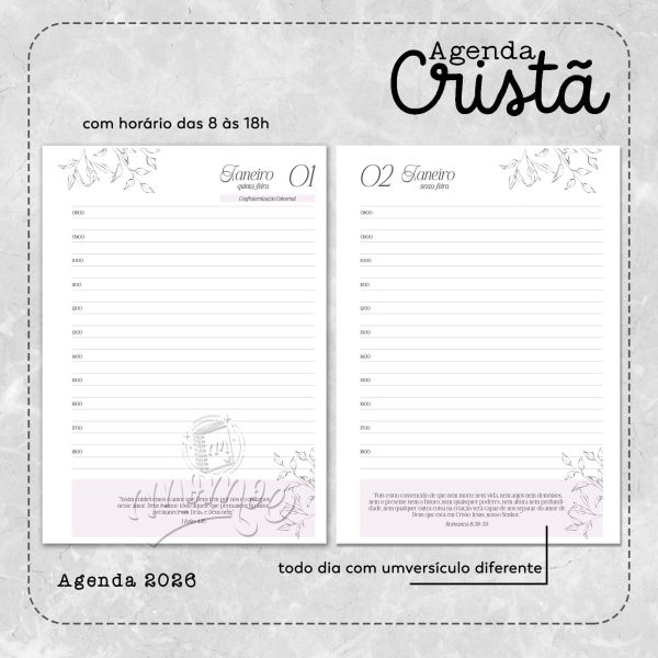 Agenda Cristã 2026 - Imagem 1