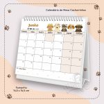 Calendário de Mesa Cachorrinhos 2026 - Imagem 7