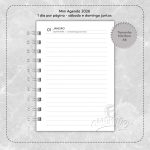 Mini Agenda 2026 - A6 Cinza - Imagem 2